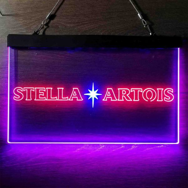 Stella Artois Star Dual LED Neon Light Sign